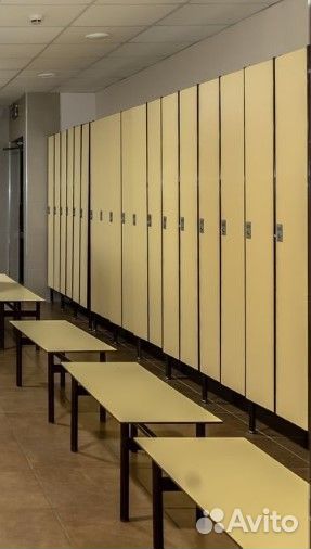 Шкафы из HPL пластика для раздевалок