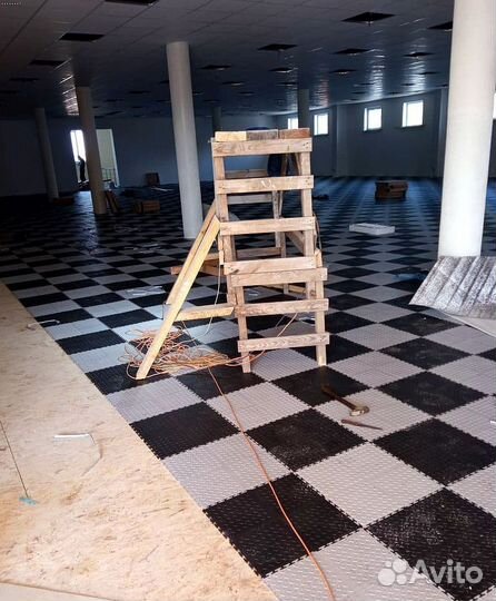 Пвх плитка в гараж