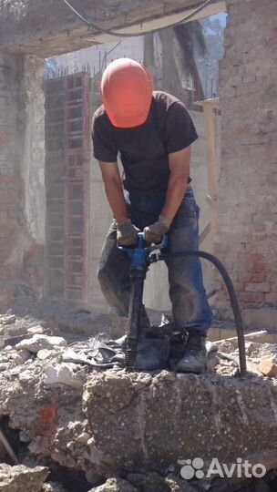 Аренда компрессора с отбойными молотками