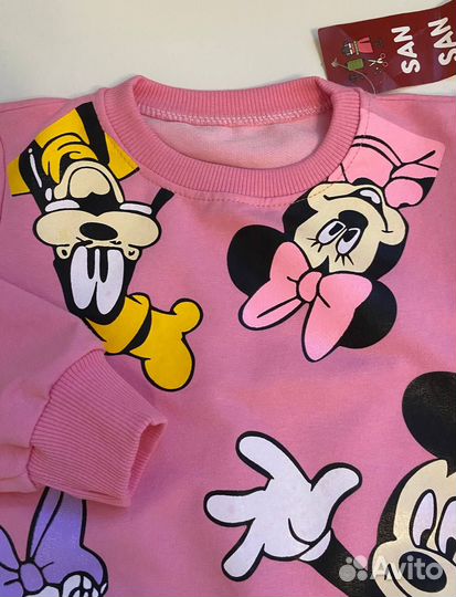Новый костюм для девочки с микки маус 98-104
