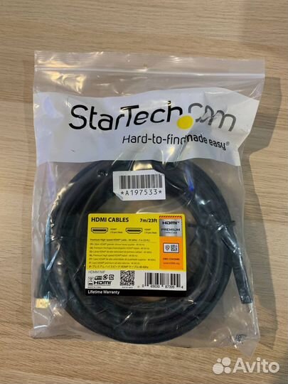 Кабель hdmi startech hdmm7mp