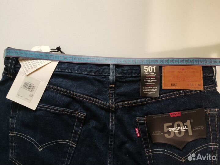 Джинсы Levi's 501 оригинал.36/34