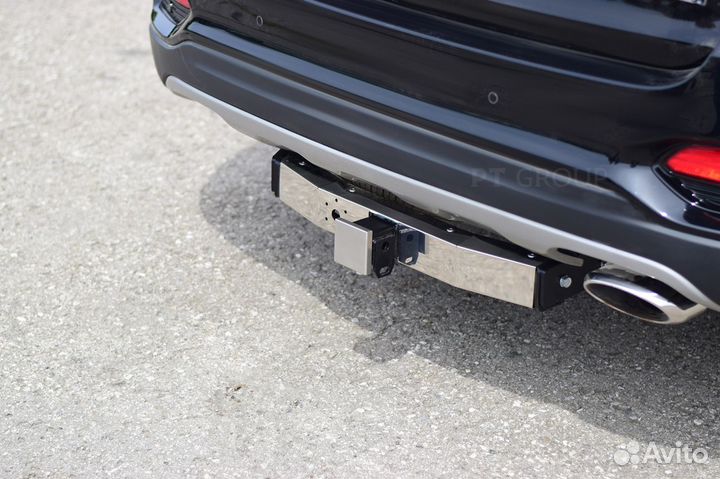 Фаркоп для Хендай сантафе 2018+, съемный квадрат