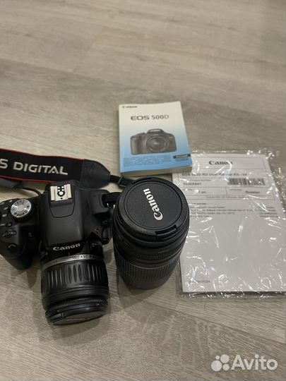 Canon eos 500d с объективом