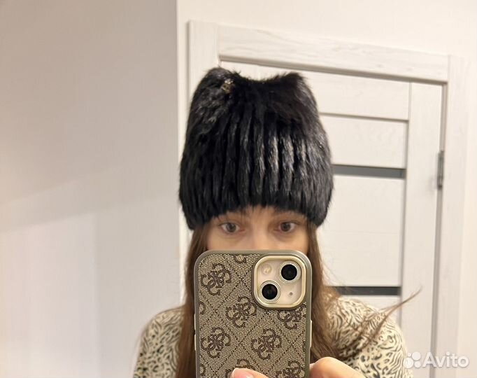 Шапка норковая женская новая