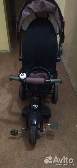 Детский велосипед с ручкой бу