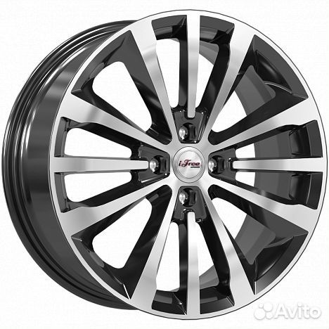 R17 4x100 7J ET37 D67,1 iFree Андерсен (кс912-00) Блэк Джек