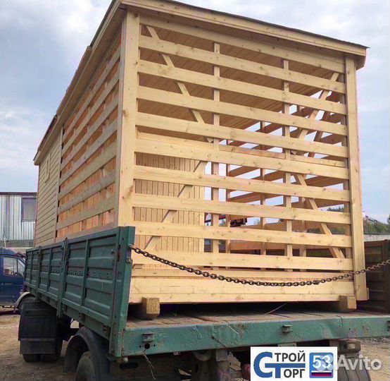 Хозблоки с дровником