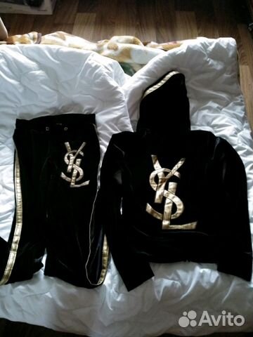 Костюм спортивный бархатный