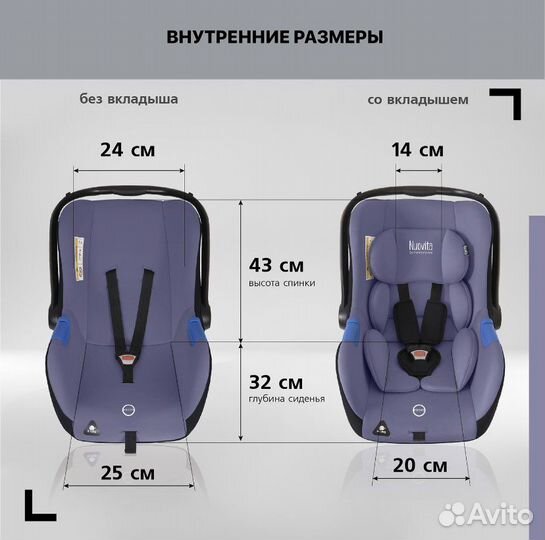 Автолюлька новая Nouvita Maczione N-01