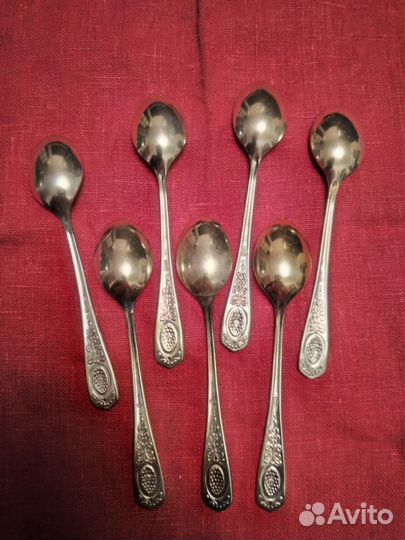 Чайные ложки мельхиор