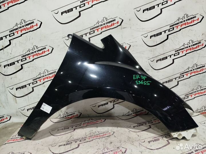 Крыло mazda CX-7 ER3P ER5P E22152110E переднее правое черный, A3F S3655