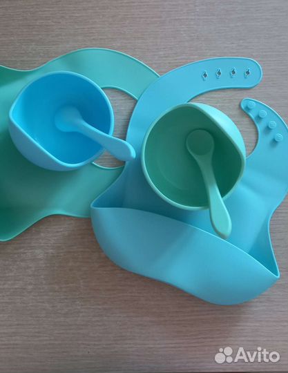 Детская силиконовая посуда
