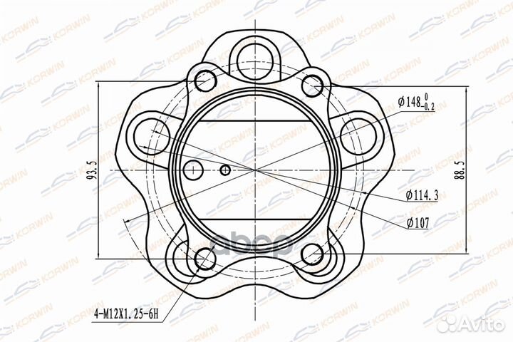 Ступица колеса задняя ABS nissan Qashqai 07