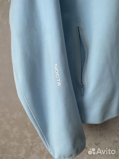 Nike tech fleece nocta голубая