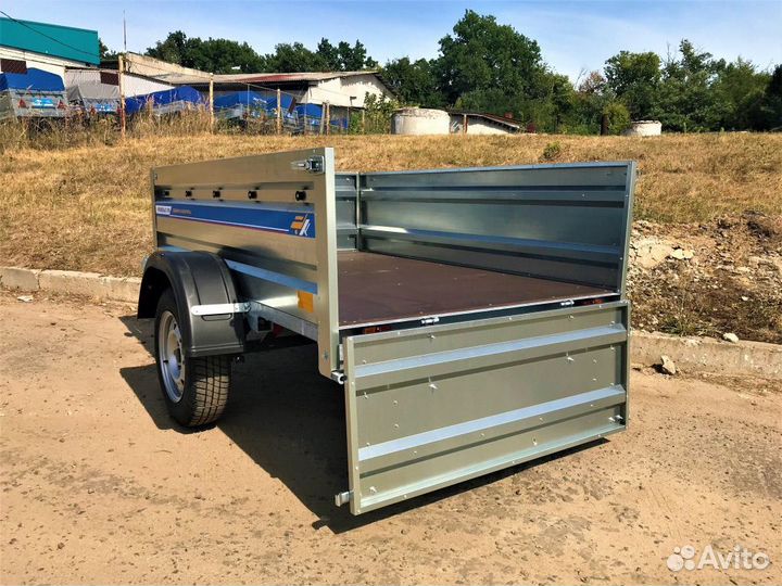 Прицеп легковой 2.0х1.3 с тентом и высоким бортом