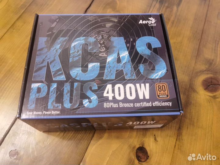 Блок питания AeroCool kcas plus 400W черный