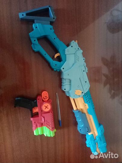 Пистолет, ружьё игрушечные пульковые