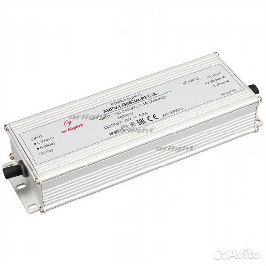 Arlight Блок питания arpv-LG48200-PFC-A (48V, 4.2A