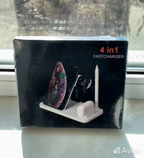 Беспроводная зарядная станция для 3 девайсов