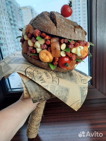 Букеты из колбасы/съедобные букеты