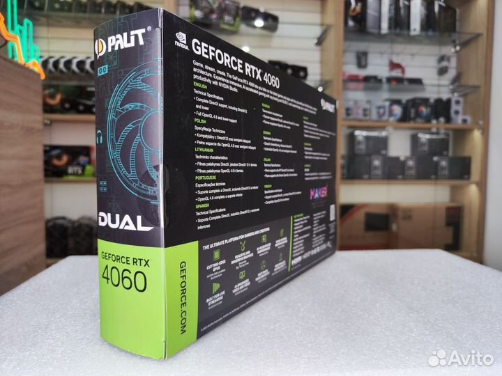 Видеокарта Palit GeForce RTX 4060 Dual OC (новая)