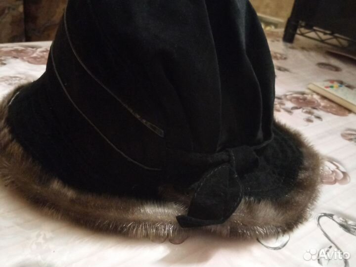 Шляпа женская теплая