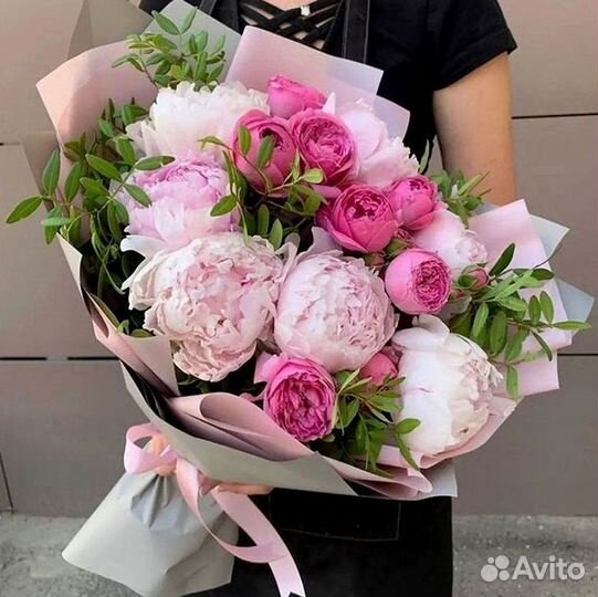 Пионы Розы Доставка