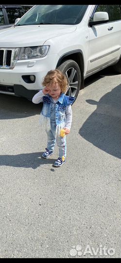 Джинсовый костюм для девочки