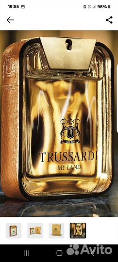 Мужская туалетная вода. Trussardi My land