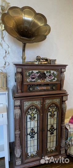 Патефон Fennessy граммафон тумба классика витраж