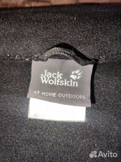 Флисовая кофта jack wolfskin флиска gorpcore