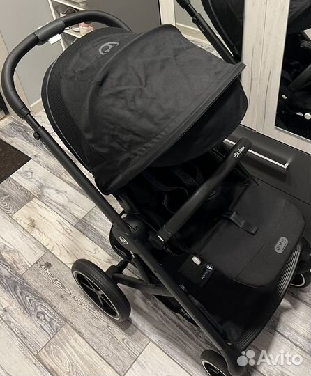 Коляска Cybex Balios S Lux 2024, Moon Black