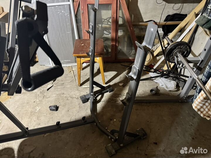 Стойка с лавкой для жима штанги