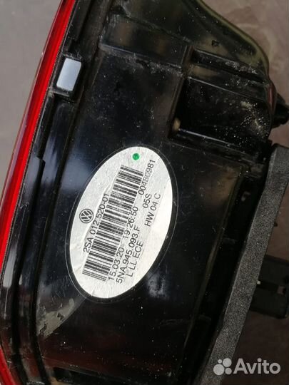 Фонарь задний левый-правый Тигуан2