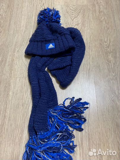 Шапка и шарф женский комплект