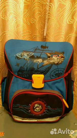 Ранец школьный Der Die Das Король пиратов с пенало