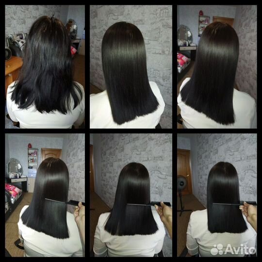 Кератиновое выпрямление, ботокс волос