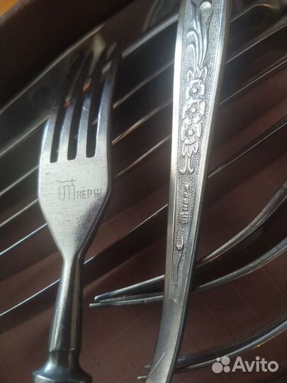 Столовый набор СССР вилки ложки ножи