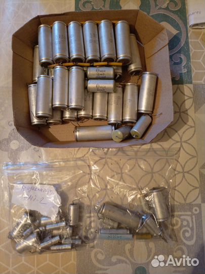 Конденсаторы пусковые, СССР. мбм, бмт-2, К50-12