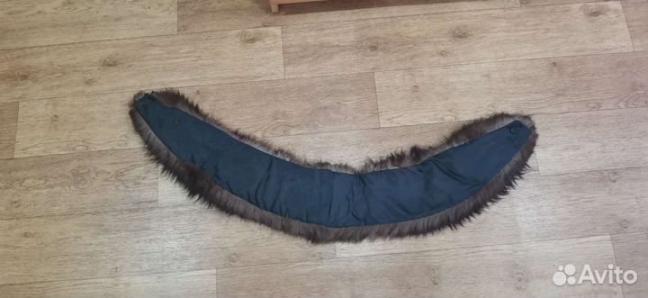 Меховой воротник горжетка из чернобурки