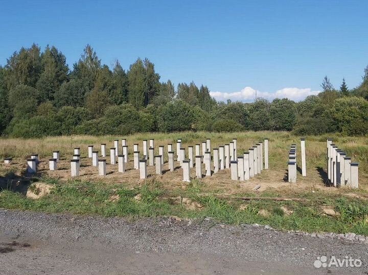 Жб сваи. Фундамент на жб сваях под ключ