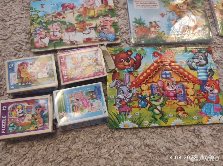 Набор пазлов для самых маленьких