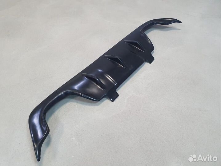 Диффузор заднего M-technik бампера BMW 5 E60 ABS