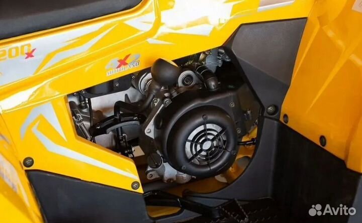 Квадроцикл Motoland Wild Track X 200 желтый