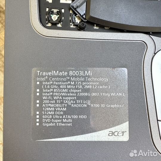 Ноутбук acer travelmate 8003LMi