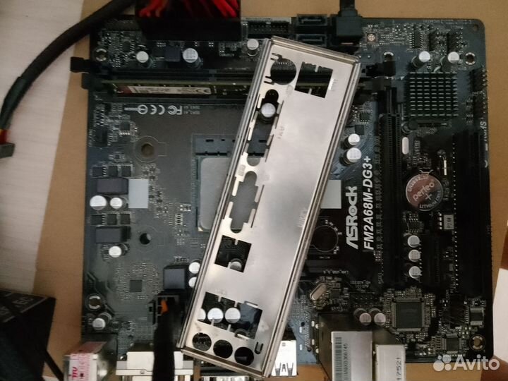 Мат. плата с процессором, памятью, ssd и hdd