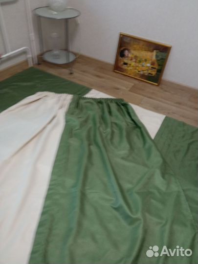 Шторы и покрывало на кровать