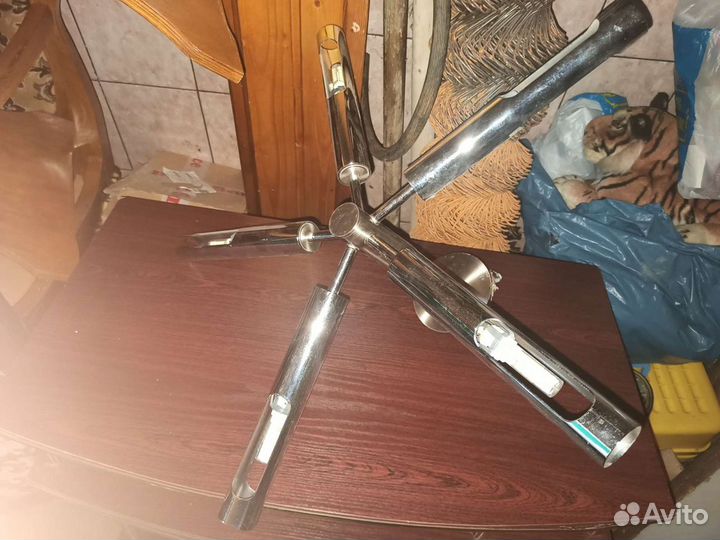 Люстра хром на светодиодных лампах