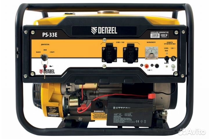 Бензиновый генератор Denzel PS-33E